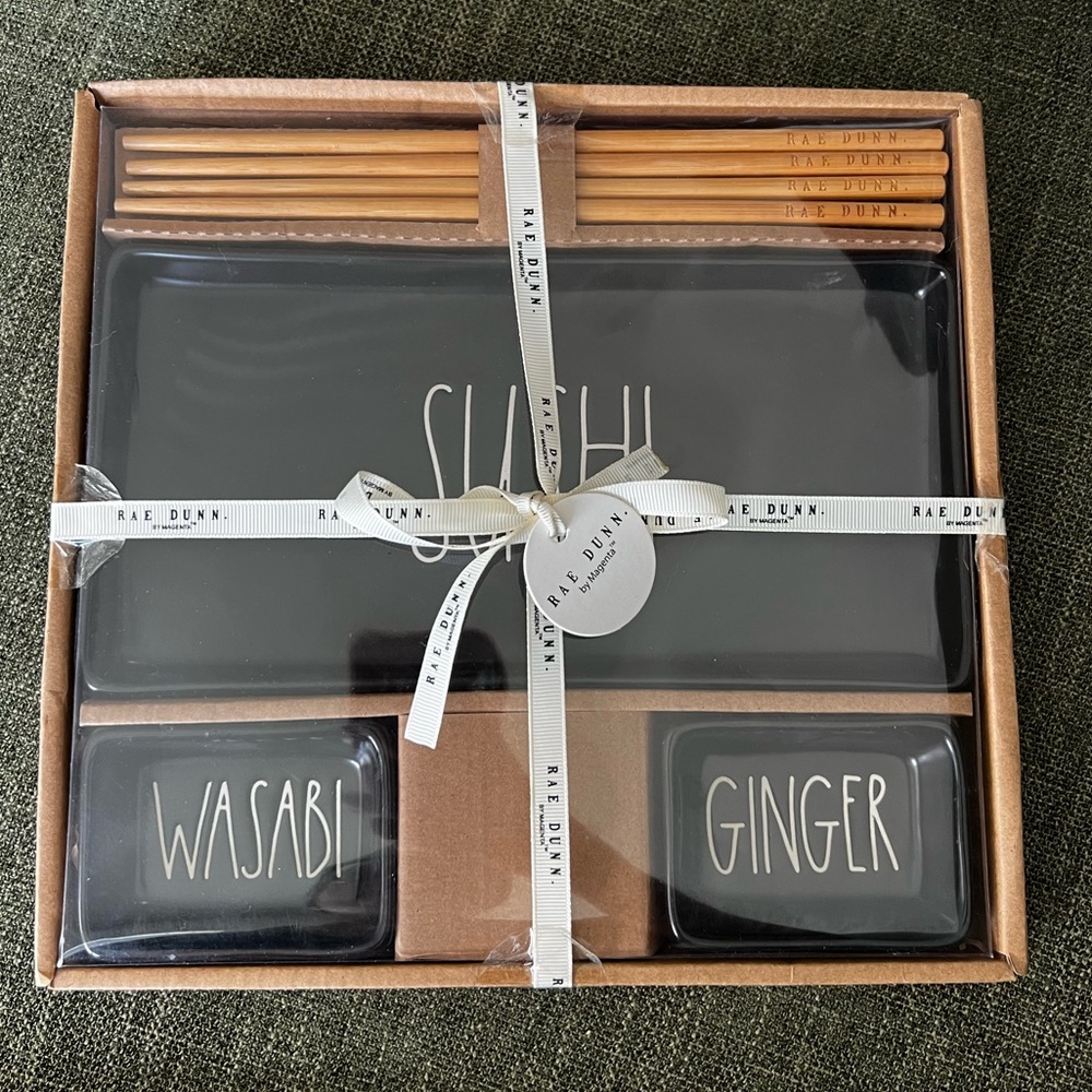 NIB Rae Dunn Sushi Set (2 available)